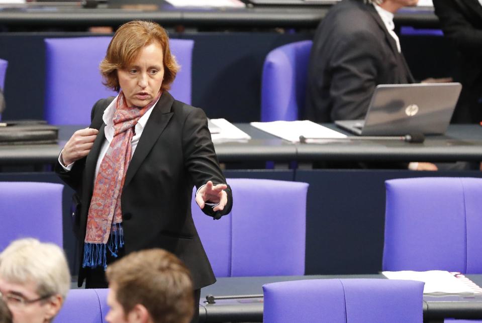 Beatrix von Storch versucht hartnäckig, aus der Tragödie von Münster Kapital zu schlagen (Bild: Reuters)