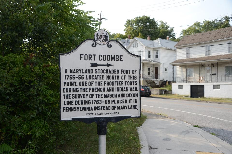 Maryland militia were stationed at Fort Coombe in 1755 and 1756.