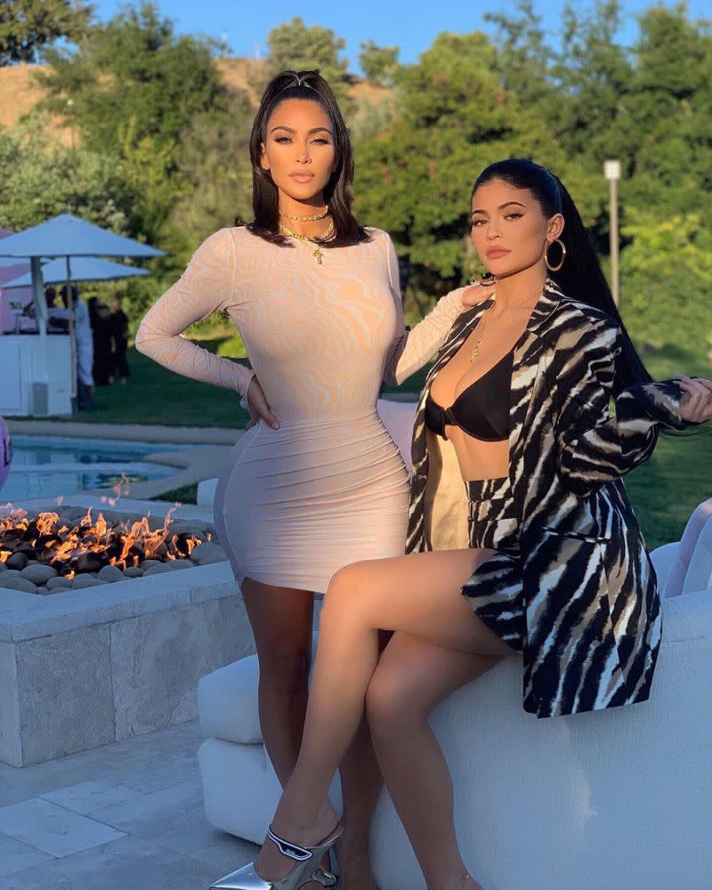 Kim Kardashian West (L) and Kylie Jenner | Kim Kardashian West/Instagram