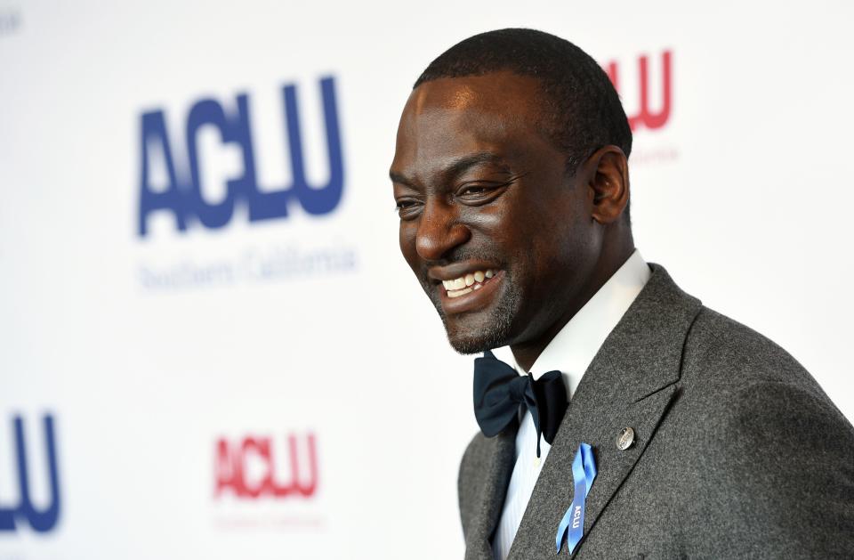 Yusef Salaam at an ACLU event in Los Angeles in 2019.