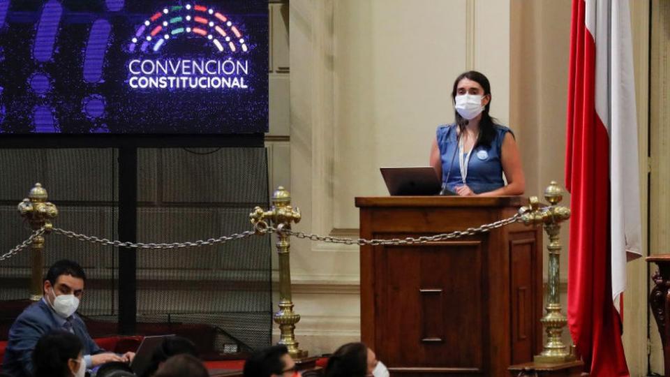 María Elisa Quinteros, presidenta de la Convención Constitucional.