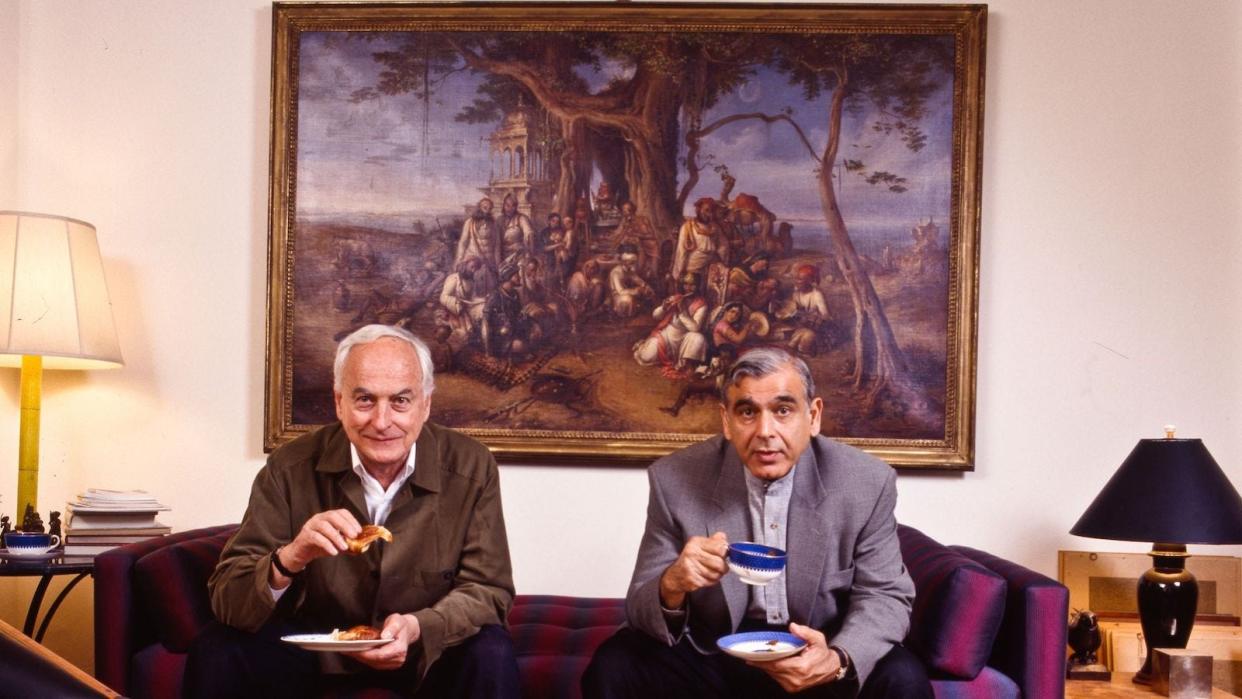 Director James Ivory, left, and producer Ismail Merchant.