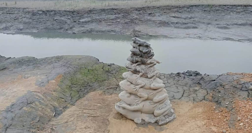 南雲雨區東移影響，日月潭地區降雨累計36毫米，居民指肉眼看不出日月潭水位有明顯變化。（圖／日月潭風管處提供）