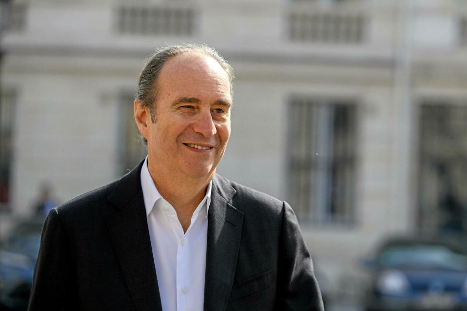 Le fondateur de Free et actionnaire du Monde, Xavier Niel, le 21 mars 2024, avant son audition par la commission d’enquête de l’Assemblée nationale sur la TNT.  - Credit:Jacques Witt/SIPA / SIPA / Jacques Witt/SIPA