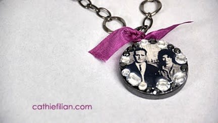 <div class="caption-credit"> Photo by: Cathie Filian</div><div class="caption-title">Photo Pendant</div>Turn a favorite photo into a personalized necklace gift. This would be perfect for your significant other or any girl who loves jewelry. <br> <a href="http://www.babble.com/crafts-activities/6-diy-photography-projects-i-love/?cmp=ELP|bbl|lp|YahooShine|Main||121912|||famE|||" rel="nofollow noopener" target="_blank" data-ylk="slk:Get the tutorial at Cathie Filian;elm:context_link;itc:0;sec:content-canvas" class="link "><i>Get the tutorial at Cathie Filian</i></a>