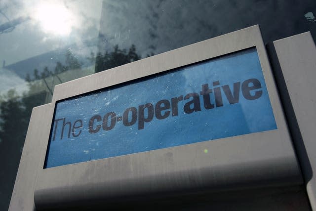 Co-operative Bank sign