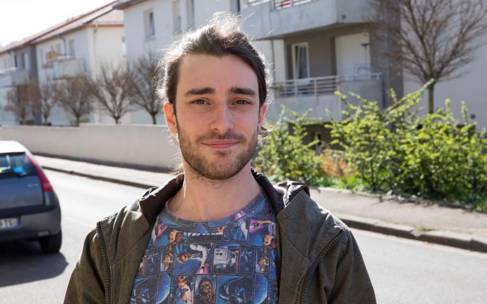 Alexandre Wierth from Hayange, 27 year-old musicology student mulling voting Front National to" force a Frexit" - Credit: Magali Delporte