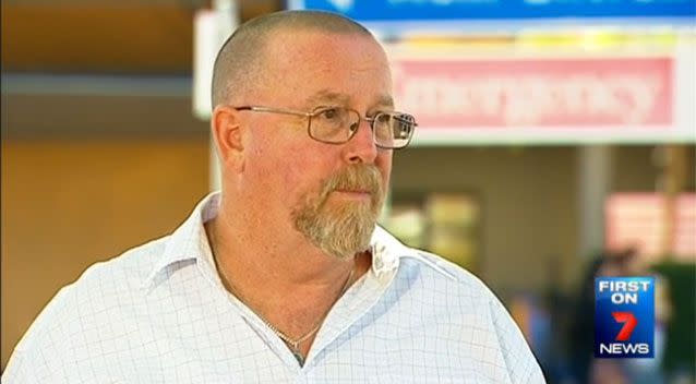 Xavier Wakefield's family, including his uncle Mark Funnell, pictured, is furious at Blacktown Hospital. Photo: 7 News