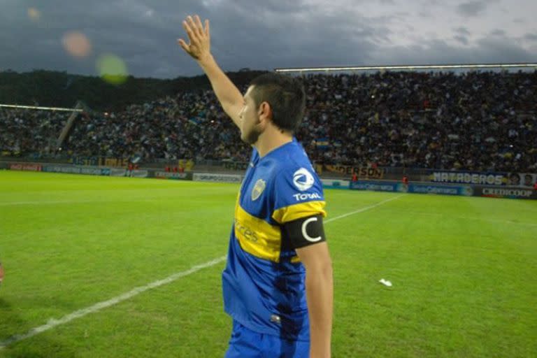 Riquelme, el gran capitán de este Boca