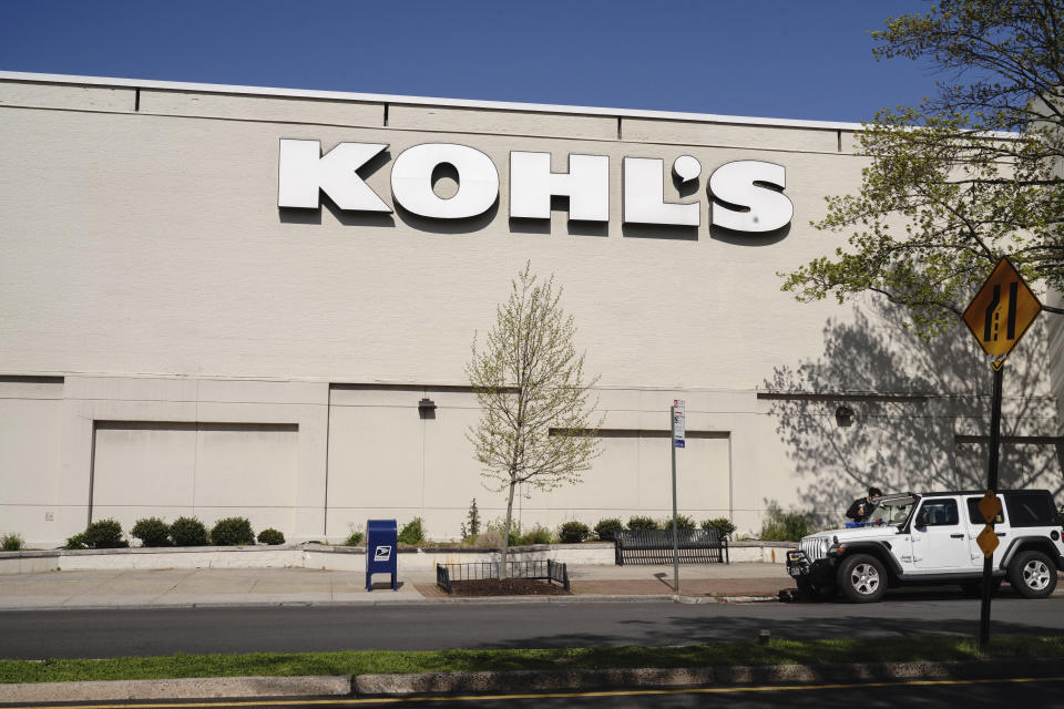 A view of Kohl's during the coronavirus pandemic on May 12, 2020 in Queens borough of New York City. (AP)