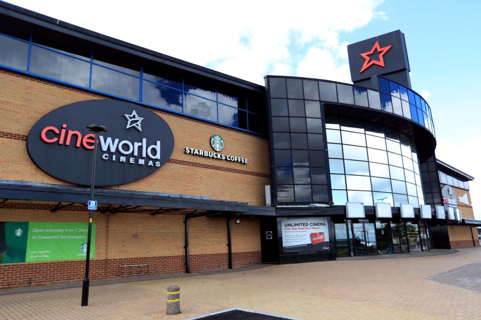 Cineworld’s finances are such that it is currently seeking waivers on the covenants attached to its loans (PA)