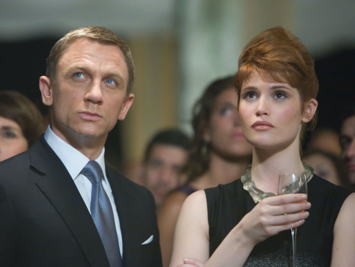 Gemma Arterton and Daniel Craig in Quantum of Solace (2008) (Rex Features)