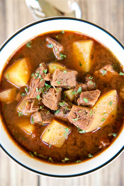 Slow-Cooker Steak and Potato Soup