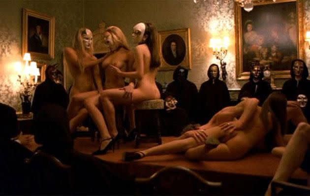 She says it made this party scene from Eyes Wide Shut look tame.