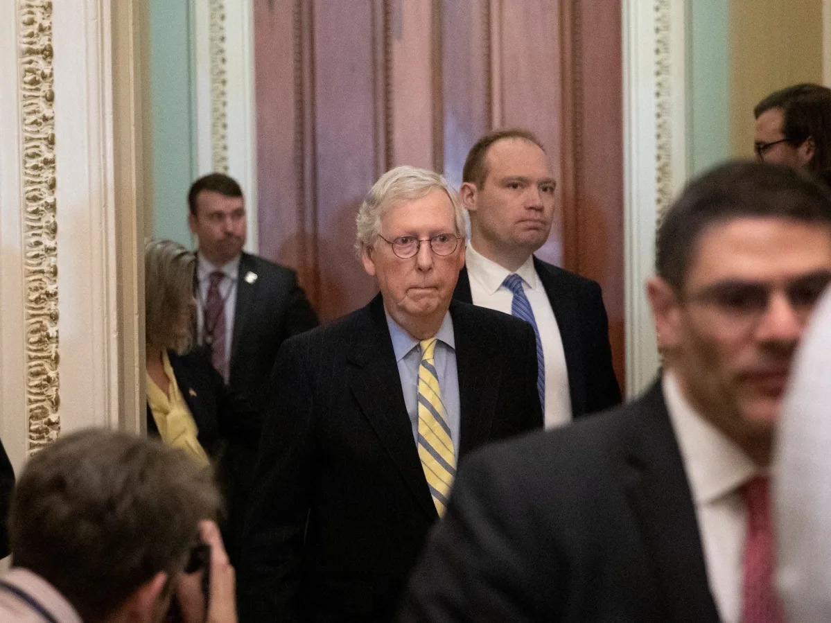 McConnell told Republican senators they've 'got to stay focused on Georgia' imme..