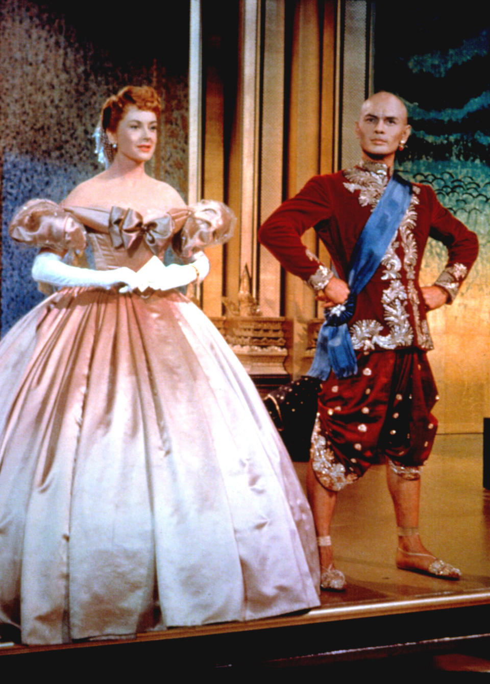 Deborah Kerr and Yul Brynner in the film