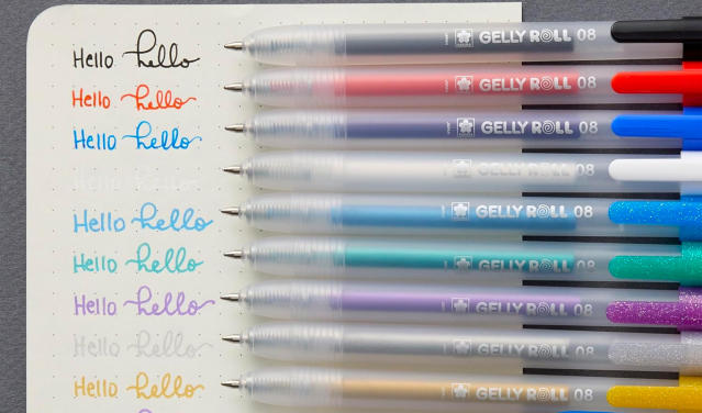 Sakura Gelly Roll Classic Pens 3-Pack - White - Taylored Expressions