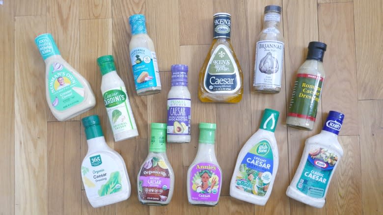 Caesar salad dressings