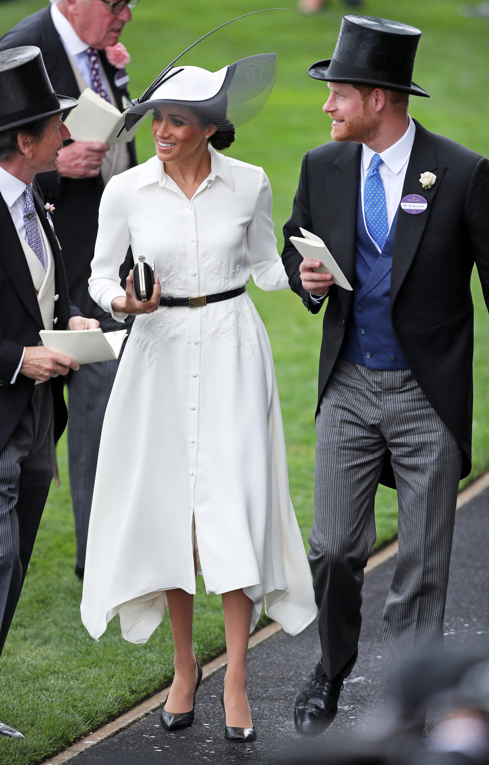 The Duke and Duchess of Sussex on day one of Royal Ascot 2018