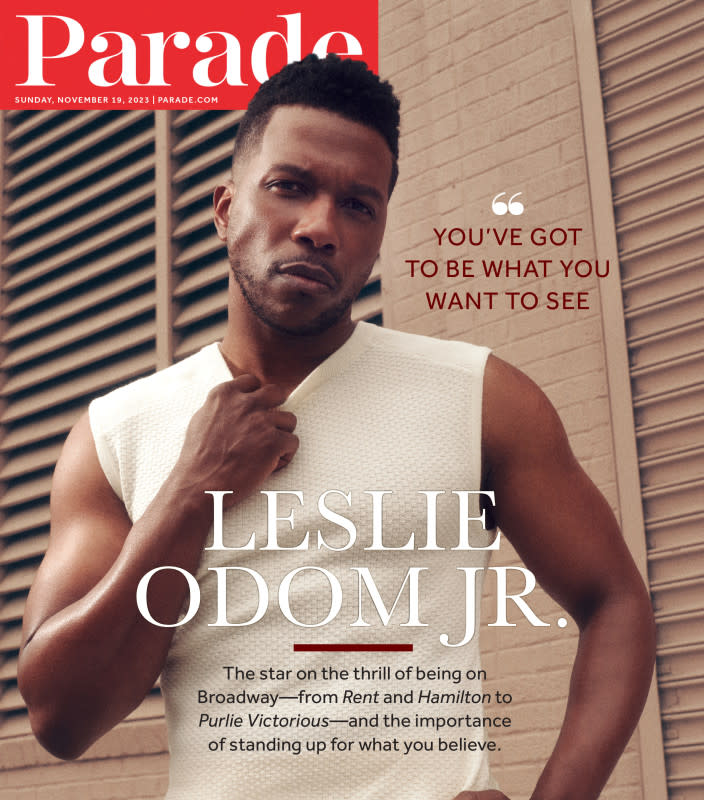 Leslie Odom Jr. Parade Cover<p>COVER PHOTOGRAPHY BY JONNY MARLOW</p>