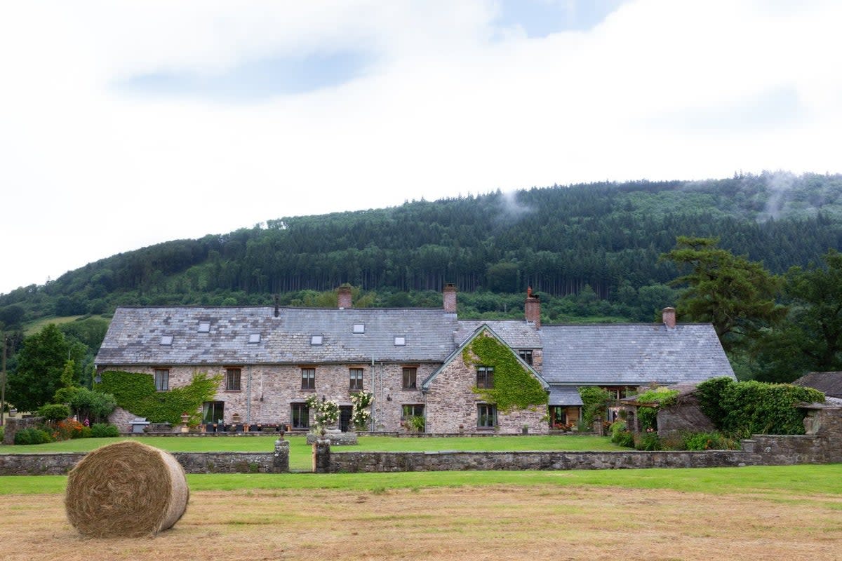 The seven-bedroom property sits on the edge of the Brecon Beacons  (Duffryn Mawr Country House)