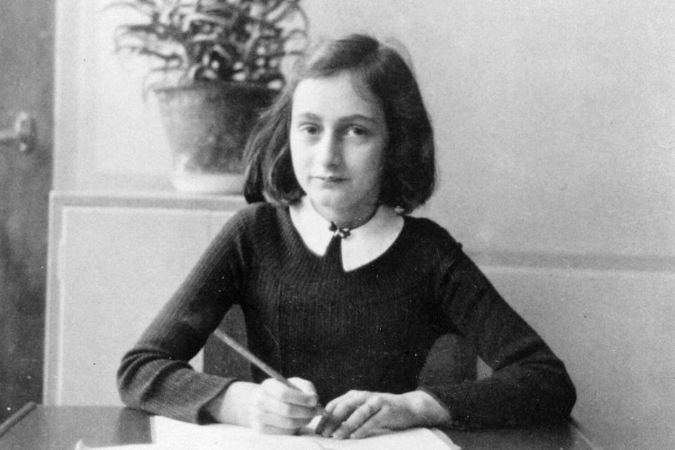 Mandatory Credit: Photo by Universal History Archive/UIG/Shutterstock (2541698a) Anne Frank's (1929-1945) world famous diary charts two years of her life from 1942 to 1944, when her family were hiding in Amsterdam from German Nazis. The diary begins just before the family retreated into their 'Secret Annexe'. History