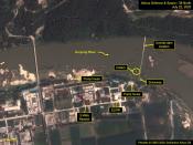 A view of the Yongbyon Nuclear Scientific Research Center on the bank of the Kuryong River in Yongbyon