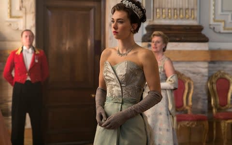 Vanessa Kirby as Princess Margaret in The Crown  - Credit: Netflix