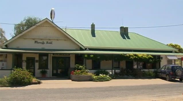 The Whorouly Hotel, where Karen went for a drink on Tuesday. Photo: 7 News