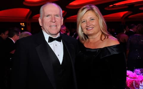 Then CIA Director John Brennan (L) and Kathy Brennan attend the Thurgood Marshall College Fund 27th Annual Awards Gala at the Washington Hilton on November 16, 2015 in Washington, DC. - Credit: Getty Images North America