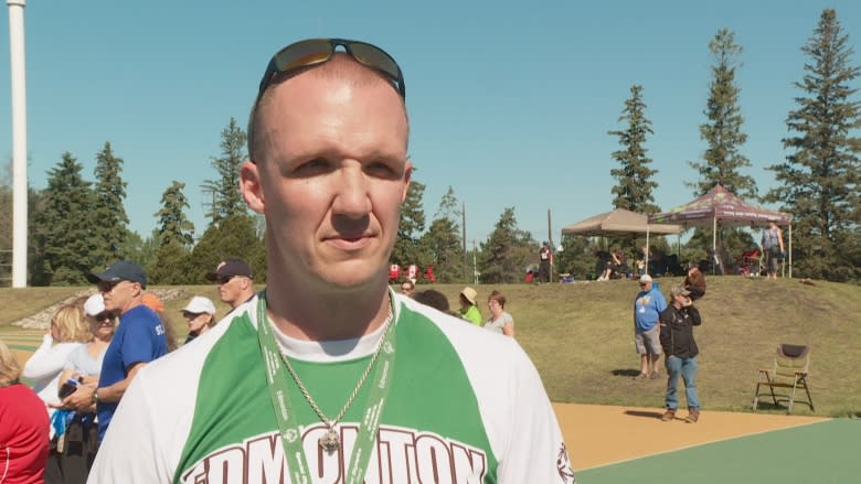 'Today's about being your best': Alberta athletes vie for ribbons at Edmonton Special Olympics track meet