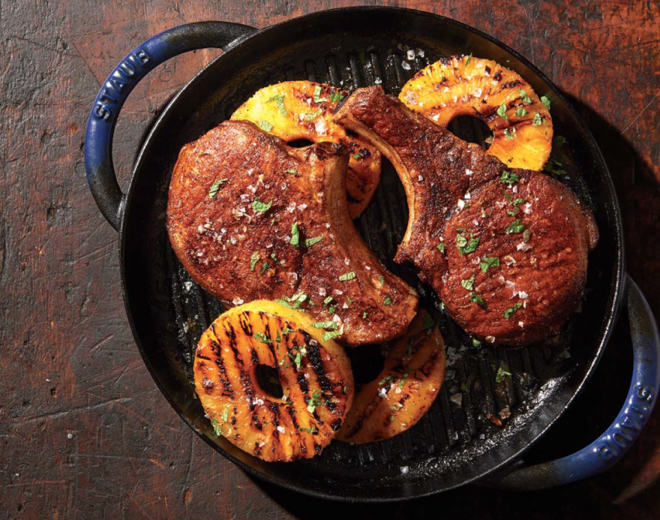 Spicy Pork Chops with Pineapple