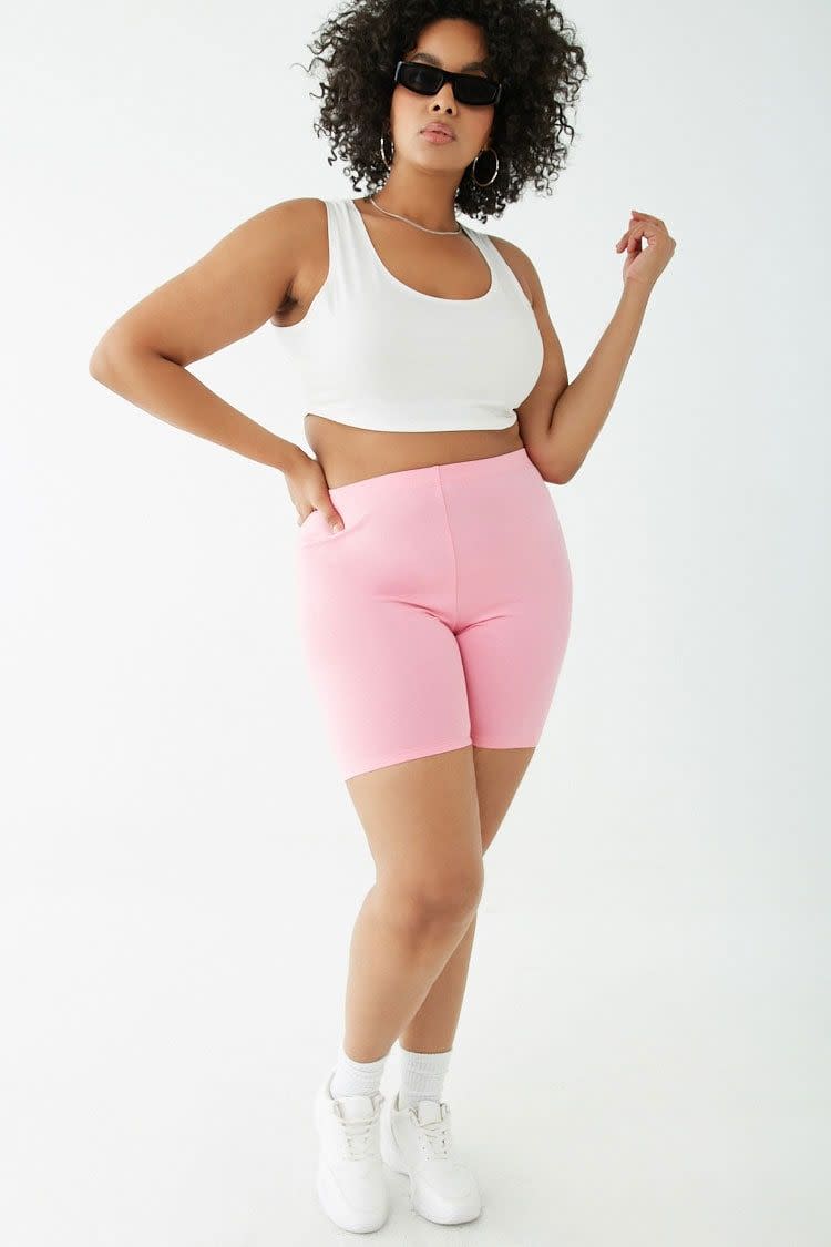 Plus Size Active Shorts