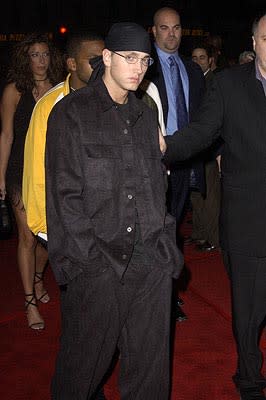 Eminem at the LA premiere of Universal's 8 Mile