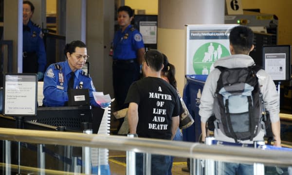 Travelers Use Los Angeles International Airport Day After Shooting Killed One TSA Agent