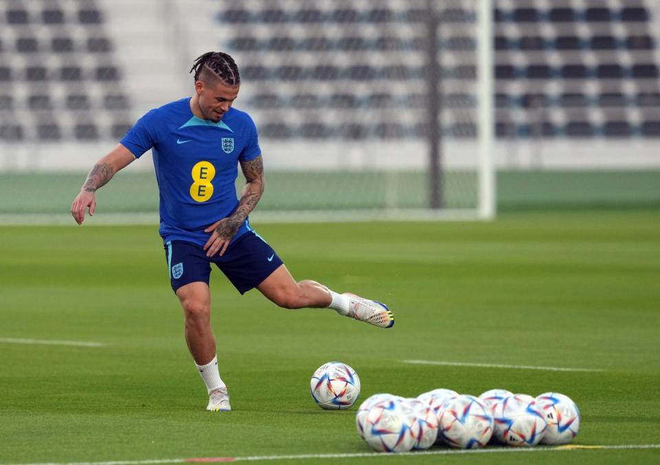 Kalvin Phillips is now fit to play for England at the World Cup after shoulder surgery earlier this year (PA)