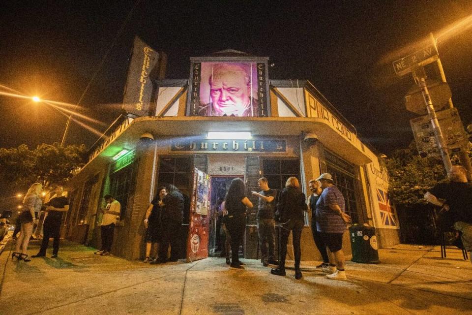 Churchills Pub was a fixture for more than 40 Years at 5501 NE Second Ave. in Miami’s Little Haiti neighborhood. This is a file photo from 2019.