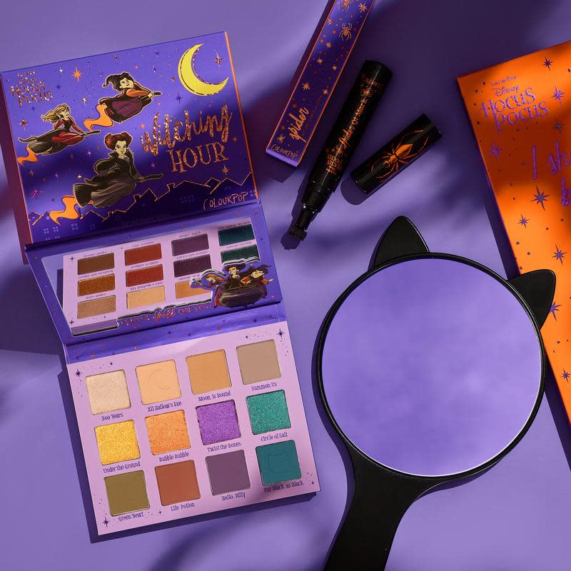 "Hocus Pocus" ColourPop collection for Halloween. Photo via ColourPop.