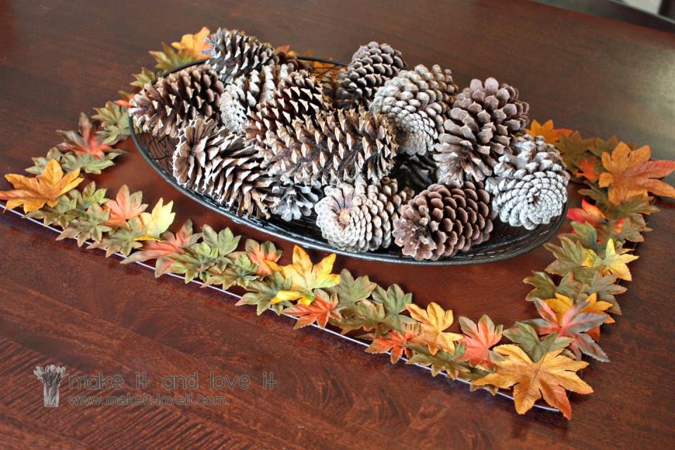 fall leaf craft ideas fall leaf table mat