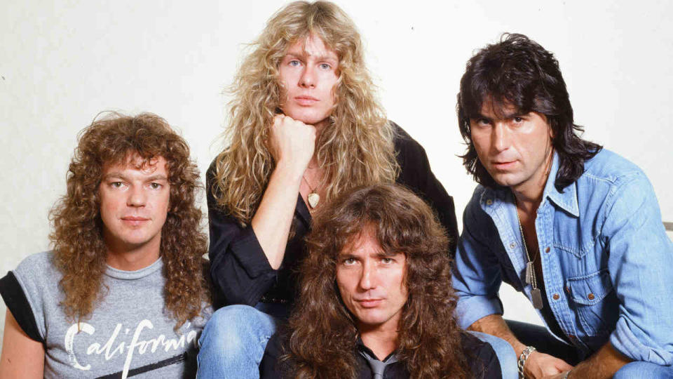 Whitesnake in 1984 with guitarist John Sykes