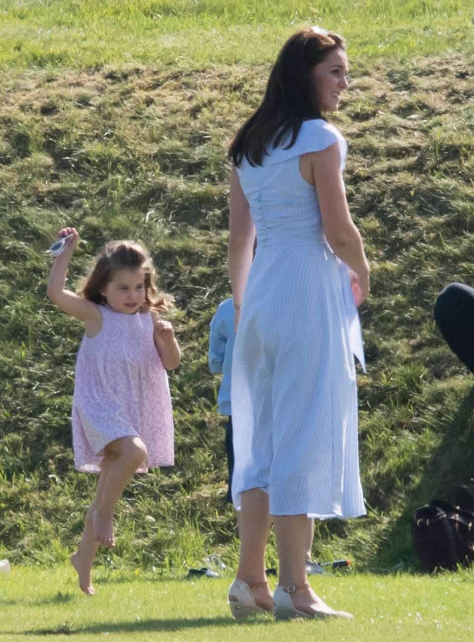 Princess Charlotte stole the show. Photo: Getty