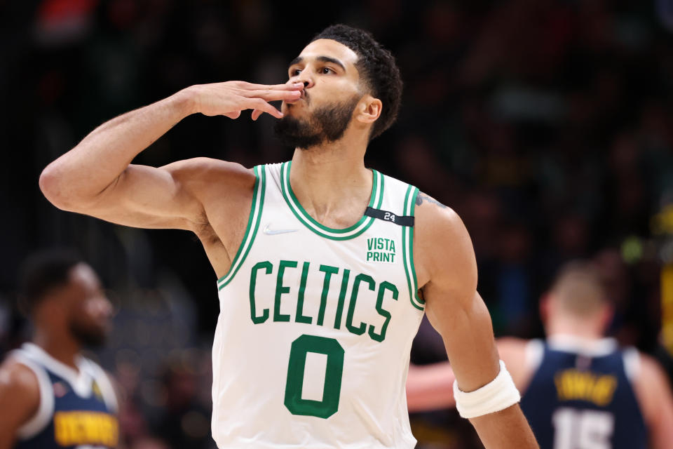 Jayson Tatum and the Celtics have been on an impressive roll. (Photo by Ethan Mito/Clarkson Creative/Getty Images)