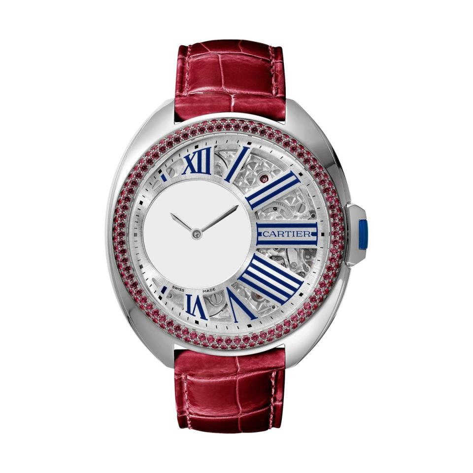 Clé de Cartier鏤空神秘腕錶，定價NT$3,450,000。