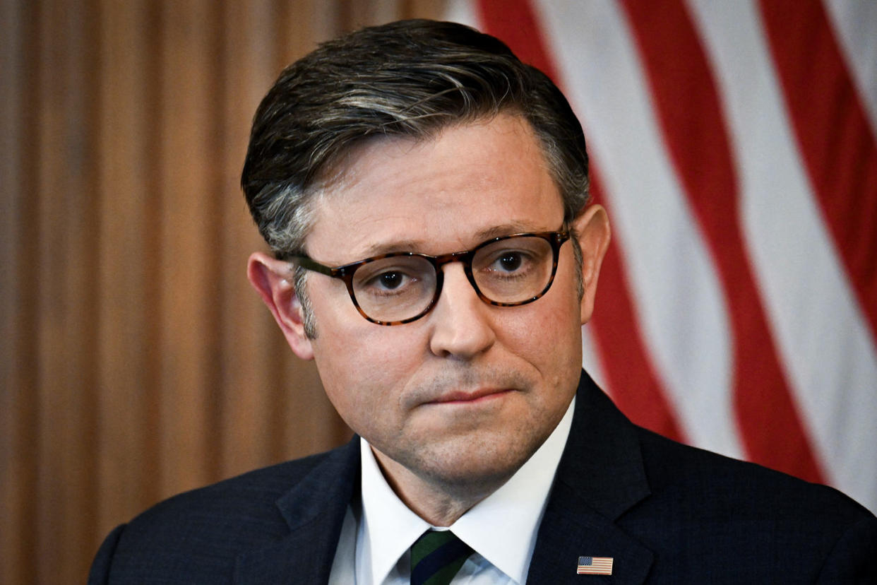 US Speaker of the House Mike Johnson. (Jim Watson / AFP - Getty Images)