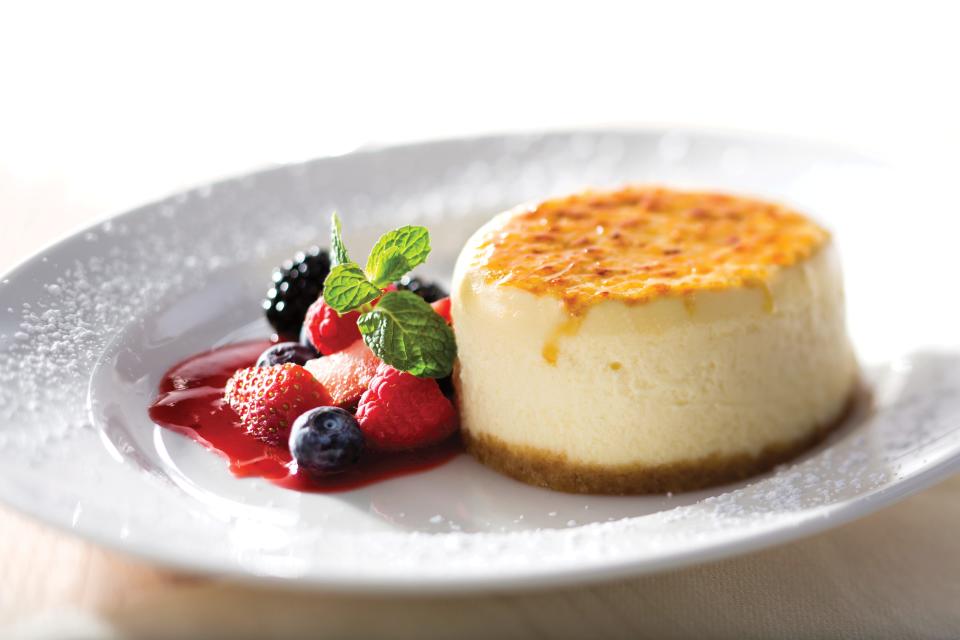 The Capital Grille's cheesecake.