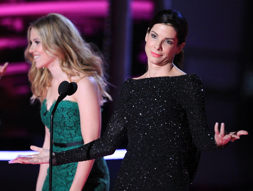 2010 MTV Movie Awards Scarlett Johansson Sandra Bullock