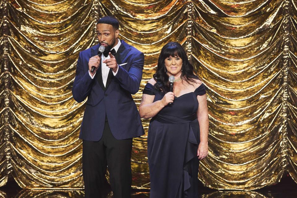 Ashley Banjo and Colleen Nolan hosting The Real Full: Monty Jingle Balls