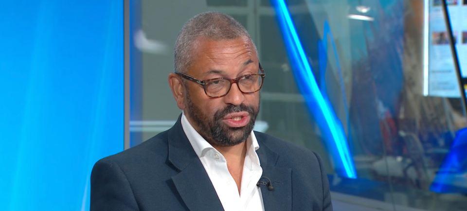 James Cleverly accused revellers of ‘joking about and celebrating’ small boat crossings (Sky News)