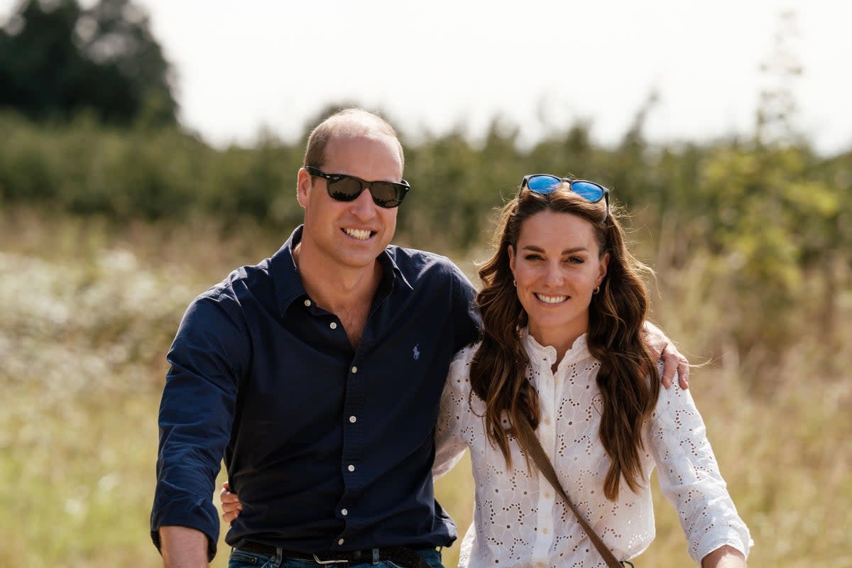 The couple in Norfolk last year (Matt Porteous/Kensington Palace/PA) (PA Media)