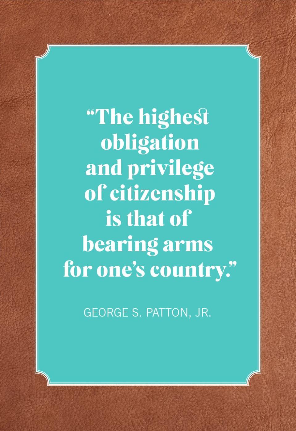 memorial day quotes george s patton, jr